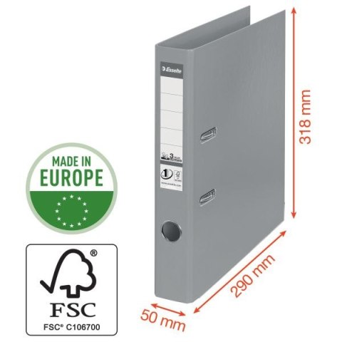 Segregator dźwigniowy Esselte No.1 Power A4 50mm fioletowy (811540) Segregator dźwigniowy Esselte No.1 Power A4 50mm fioletowy (811540)