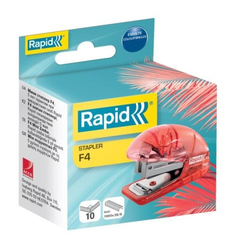 Zszywacz Colour Breeze F4 niebieski 10k (5001327) Rapid Zszywacz Colour Breeze F4 niebieski 10k (5001327) Rapid