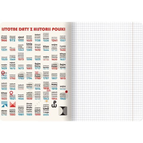 Zeszyt TOP-2000 historia A5 60k. 70g kratka (400169456) Zeszyt TOP-2000 historia A5 60k. 70g kratka (400169456)