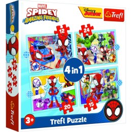 Puzzle 4w1 el. Trefl (34611)