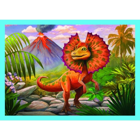 Puzzle Trefl Dinozaury 4w1 4w1 el. (34609) Puzzle Trefl Dinozaury 4w1 4w1 el. (34609)