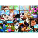 Puzzle Trefl Kocia rodzina 500 el. (37425) Puzzle Trefl Kocia rodzina 500 el. (37425)