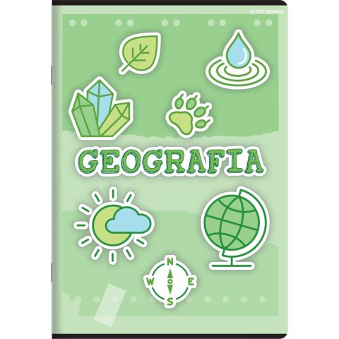 Zeszyt geografia mix A5 60k. 70g krata Top 2000 (400168980) Zeszyt geografia mix A5 60k. 70g krata Top 2000 (400168980)