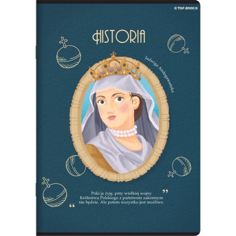 Zeszyt Top 2000 historia mix A5 60k. 70g krata (400168916) Zeszyt Top 2000 historia mix A5 60k. 70g krata (400168916)