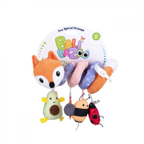 Grzechotka Balibazoo zawieszka spirala lisek pomarańczowy (BB80566) Grzechotka Balibazoo zawieszka spirala lisek pomarańczowy (BB80566)