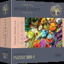 Puzzle przestrzenne drewniane Kolorowe koktajle 501 el. Trefl (20154)