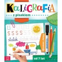 Książeczka edukacyjna Aksjomat Kaligrafia z pisakiem. Piszę i zmazuję od 7 lat Książeczka edukacyjna Aksjomat Kaligrafia z pisakiem. Piszę i zmazuję od 7 lat