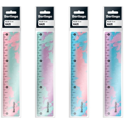Linijka plastik Berlingo Haze 15cm (4260709085227) Linijka plastik Berlingo Haze 15cm (4260709085227)