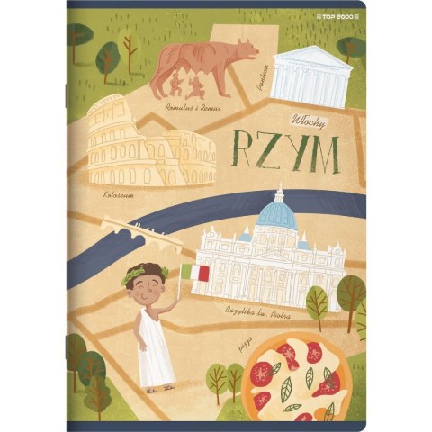 Zeszyt Top 2000 CITIES OF THE WORLD A5 16k. 70g krata (400157888) Zeszyt Top 2000 CITIES OF THE WORLD A5 16k. 70g krata (400157888)