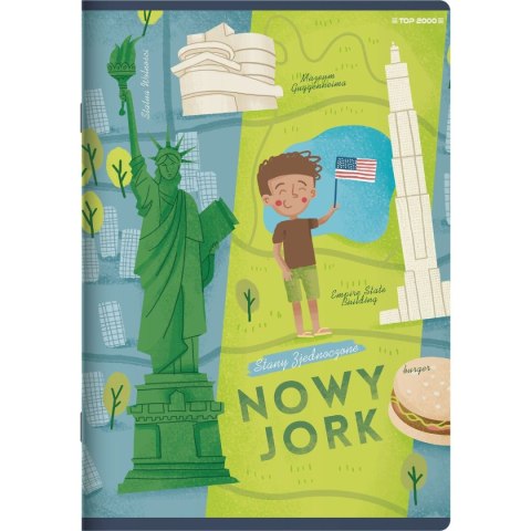 Zeszyt Top 2000 CITIES OF THE WORLD A5 16k. 70g krata (400157888) Zeszyt Top 2000 CITIES OF THE WORLD A5 16k. 70g krata (400157888)