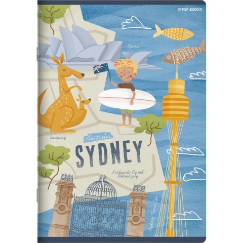 Zeszyt Top 2000 CITIES OF THE WORLD A5 16k. 70g krata (400157888) Zeszyt Top 2000 CITIES OF THE WORLD A5 16k. 70g krata (400157888)