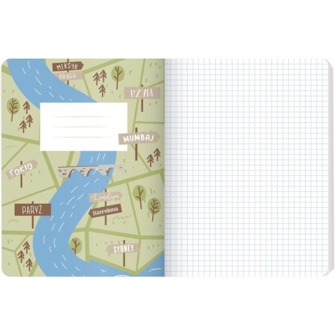 Zeszyt Top 2000 CITIES OF THE WORLD A5 16k. 70g krata (400157888) Zeszyt Top 2000 CITIES OF THE WORLD A5 16k. 70g krata (400157888)