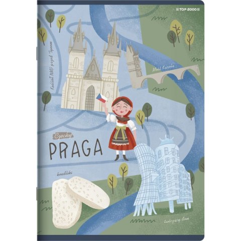 Zeszyt Top 2000 CITIES OF THE WORLD A5 16k. 70g krata (400157888) Zeszyt Top 2000 CITIES OF THE WORLD A5 16k. 70g krata (400157888)