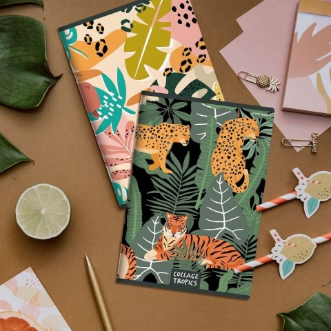 Zeszyt Top 2000 COLLAGE TROPICS A5 96k. 70g linia (400157940) Zeszyt Top 2000 COLLAGE TROPICS A5 96k. 70g linia (400157940)