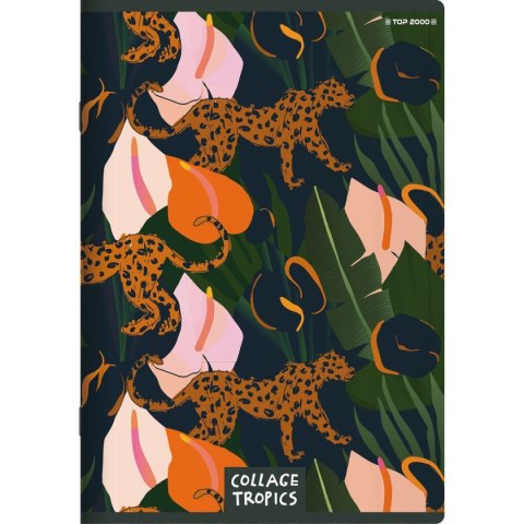 Zeszyt Top 2000 COLLAGE TROPICS A5 96k. 70g linia (400157940) Zeszyt Top 2000 COLLAGE TROPICS A5 96k. 70g linia (400157940)