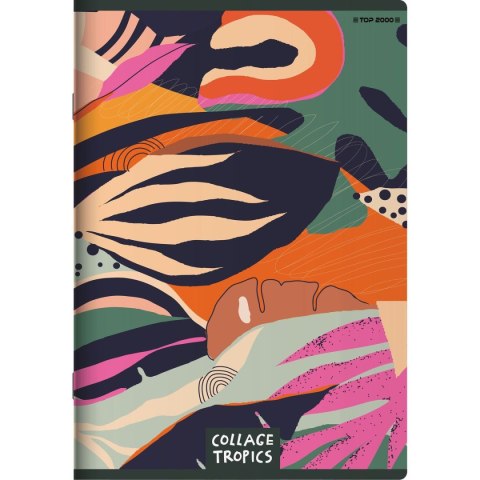 Zeszyt Top 2000 COLLAGE TROPICS A5 96k. 70g linia (400157940) Zeszyt Top 2000 COLLAGE TROPICS A5 96k. 70g linia (400157940)