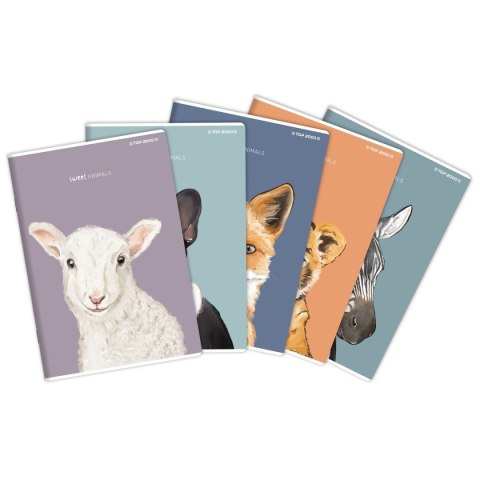 Zeszyt Top 2000 SWEET ANIMAL 400169466 A5 80k. 70g krata Zeszyt Top 2000 SWEET ANIMAL 400169466 A5 80k. 70g krata