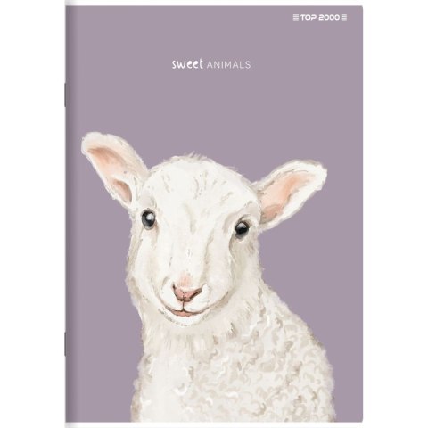 Zeszyt Top 2000 SWEET ANIMAL 400169466 A5 80k. 70g krata Zeszyt Top 2000 SWEET ANIMAL 400169466 A5 80k. 70g krata