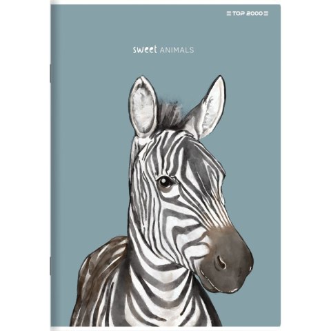 Zeszyt Top 2000 SWEET ANIMAL 400169466 A5 80k. 70g krata Zeszyt Top 2000 SWEET ANIMAL 400169466 A5 80k. 70g krata