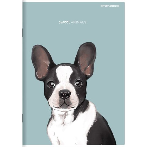 Zeszyt Top 2000 SWEET ANIMAL 400169466 A5 80k. 70g krata Zeszyt Top 2000 SWEET ANIMAL 400169466 A5 80k. 70g krata