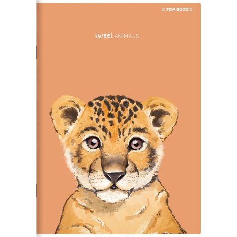 Zeszyt Top 2000 SWEET ANIMAL 400169466 A5 80k. 70g krata Zeszyt Top 2000 SWEET ANIMAL 400169466 A5 80k. 70g krata