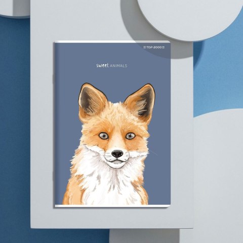 Zeszyt Top 2000 SWEET ANIMAL 400169466 A5 80k. 70g krata Zeszyt Top 2000 SWEET ANIMAL 400169466 A5 80k. 70g krata