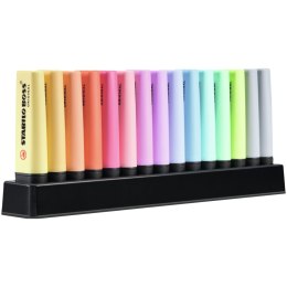 Zakreślacz Stabilo Pastel podstawka na biurko mix 5,0mm (7015-02-5)