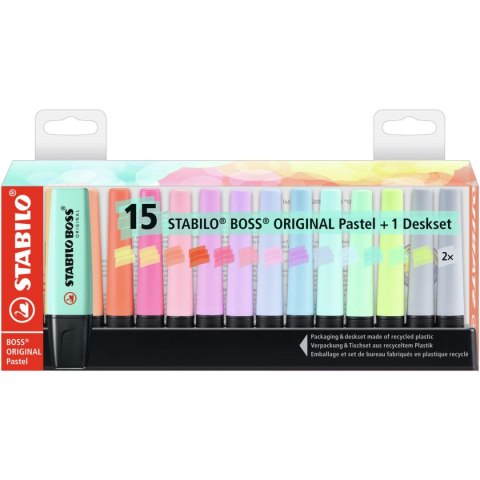 Zakreślacz Pastel podstawka na biurko mix 5,0mm Stabilo (7015-02-5) Zakreślacz Pastel podstawka na biurko mix 5,0mm Stabilo (7015-02-5)
