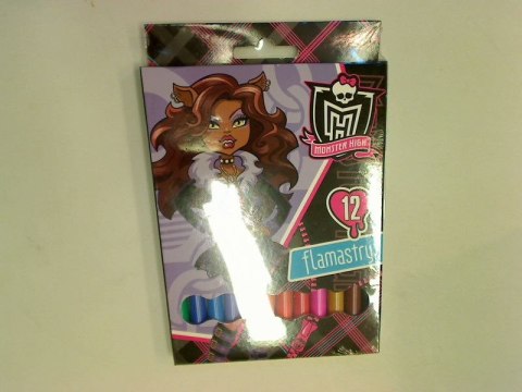 Flamaster St.Right MONSTER HIGH MATTEL 12 kol. Flamaster St.Right MONSTER HIGH MATTEL 12 kol.