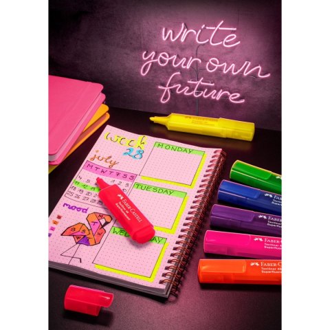 Zakreślacz Faber Castell Super Neon 8 kol. mix 1,0-5,0mm (254601 FC) Zakreślacz Faber Castell Super Neon 8 kol. mix 1,0-5,0mm (254601 FC)