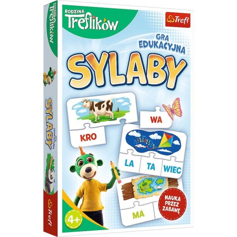 Gra edukacyjna Trefl Rodzina Treflików Sylaby Sylaby (02258) Gra edukacyjna Trefl Rodzina Treflików Sylaby Sylaby (02258)