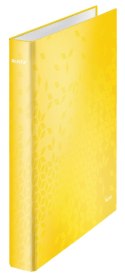 Segregator ringowy Leitz WOW A4 40mm żółty (42420016) Segregator ringowy Leitz WOW A4 40mm żółty (42420016)