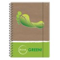Kołozeszyt (kołobrulion) Interdruk THINK GREEN A6 80k. krata Kołozeszyt (kołobrulion) Interdruk THINK GREEN A6 80k. krata