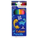 Kredki ołówkowe Dino 12 kol. Starpak (512000) Kredki ołówkowe Dino 12 kol. Starpak (512000)