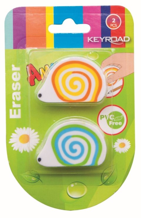 Gumka do mazania Keyroad Ślimak 2 szt (KR970122) Gumka do mazania Keyroad Ślimak 2 szt (KR970122)