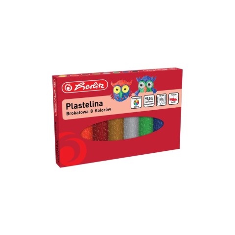 Plastelina Herlitz 8 kol. brokatowa 9589003 mix (300023221) Plastelina Herlitz 8 kol. brokatowa 9589003 mix (300023221)