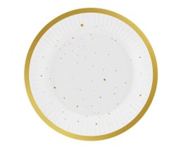 Talerz jednorazowy Godan Celebrate (złote) papier śr. 180mm 6 szt (PW-TCZ7)
