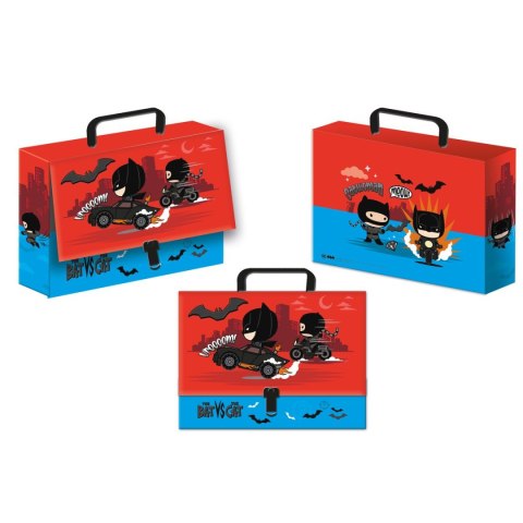 Teczka kartonowa na zatrzask BATMAN z rączką A4 mix Beniamin (2122) Teczka kartonowa na zatrzask BATMAN z rączką A4 mix Beniamin (2122)
