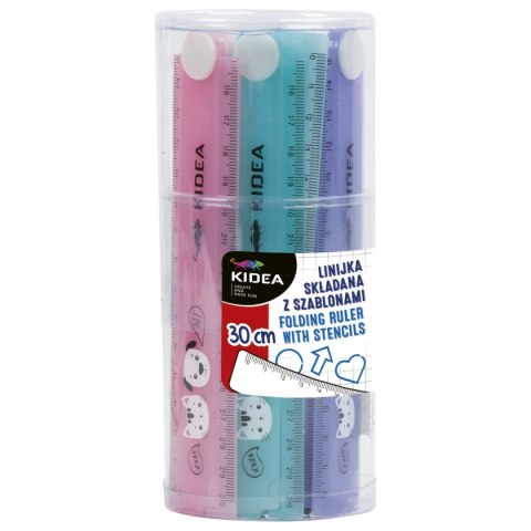 Linijka plastikowa Kidea 30cm (LS30CMSZKA) Linijka plastikowa Kidea 30cm (LS30CMSZKA)