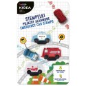 Zestaw pieczątek Kidea POJAZDY ALARMOWE (SPA3KA) Zestaw pieczątek Kidea POJAZDY ALARMOWE (SPA3KA)