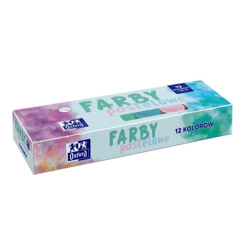 Farby plakatowe Oxford pastelowe kolor: mix 20ml 12 kolor. (400175578) Farby plakatowe Oxford pastelowe kolor: mix 20ml 12 kolor. (400175578)
