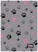 Teczka kartonowa na gumkę St.Right PAWS A4 mix 300g Unipap Teczka kartonowa na gumkę St.Right PAWS A4 mix 300g Unipap
