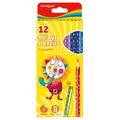 Kredki ołówkowe Keyroad 12 kol. (KR971273) Kredki ołówkowe Keyroad 12 kol. (KR971273)