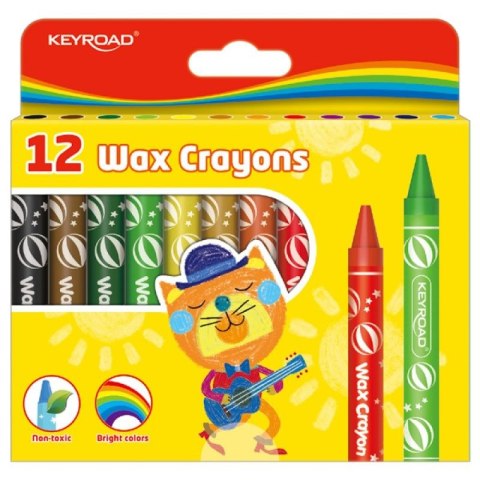 Kredki świecowe Keyroad 12 kol. (KR971305) Kredki świecowe Keyroad 12 kol. (KR971305)