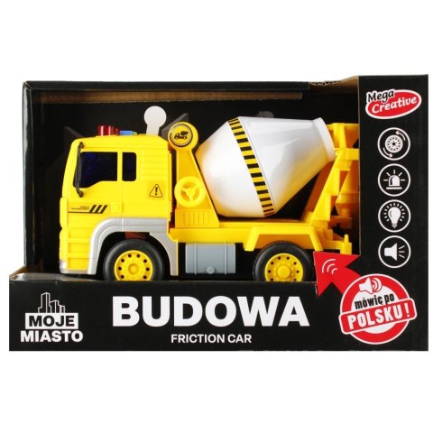 Ciężarówka Mega Creative budowlana mix światło i dźwięk (522134) Ciężarówka Mega Creative budowlana mix światło i dźwięk (522134)