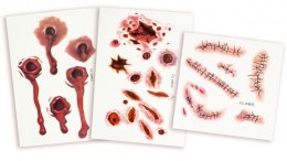 Tatuaż zmywalny rany Arpex (KO7529)