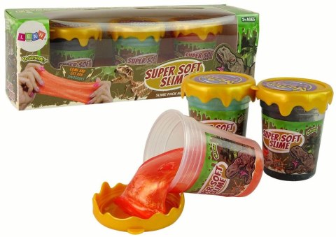 Glut Lean Brokatowy Dinozaury DIY Miękki 3 Kolory (16098) Glut Lean Brokatowy Dinozaury DIY Miękki 3 Kolory (16098)