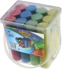 Kreda jumbo w wiaderku kolor: mix 12 szt Kreda jumbo w wiaderku kolor: mix 12 szt
