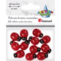 Ozdoba drewniana Titanum Craft-Fun Series drewniane biedronki (18x25mm) Ozdoba drewniana Titanum Craft-Fun Series drewniane biedronki (18x25mm)