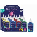 Klej w płynie Interdruk brokat metalic 40g (IKLDEKMET) Klej w płynie Interdruk brokat metalic 40g (IKLDEKMET)